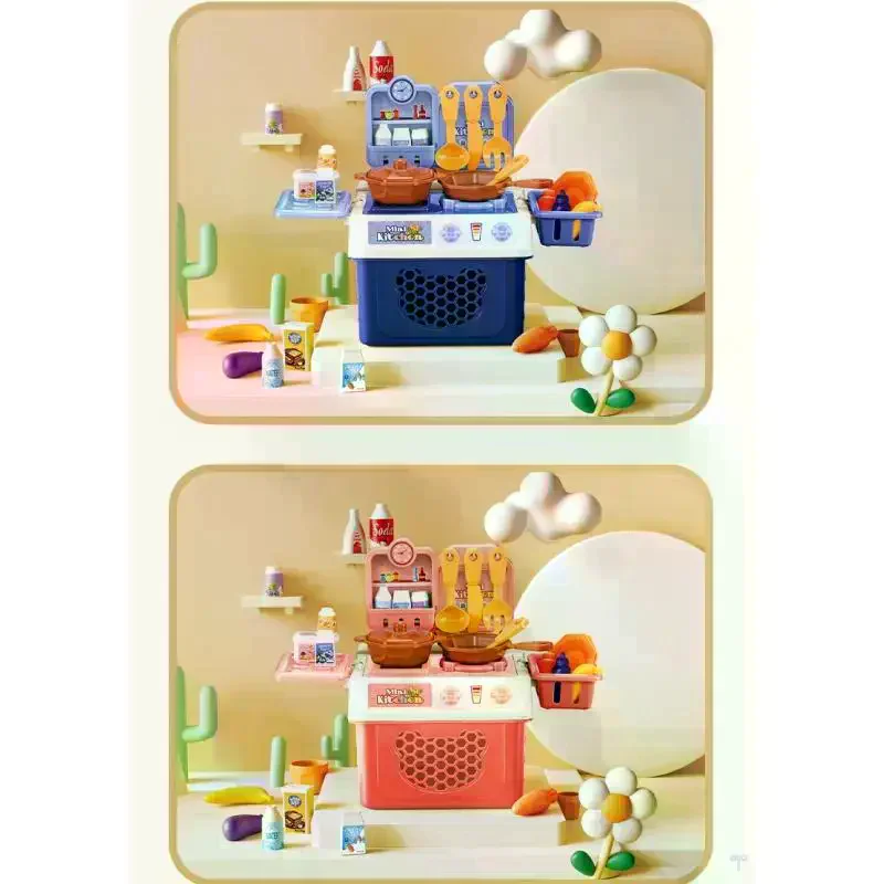 

Набор из 23/25/32 предметов: Игровой набор «Кухня» для детей, развивающая игрушка для ролевых игр, подарок для раннего развития