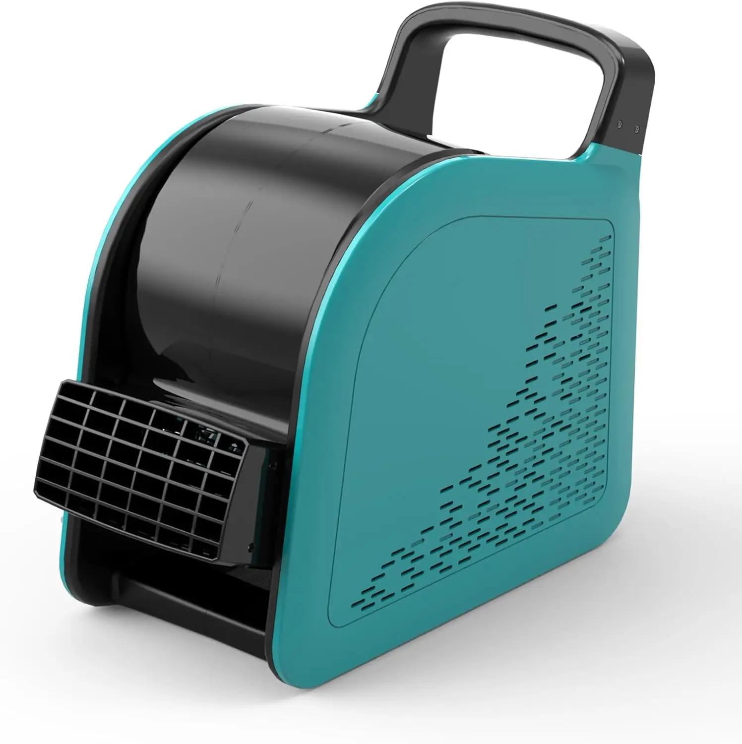 

Blower Fan for Drying, Cooling & Ventilating - 3-Speed Air Mover with 185° Rotation & 2 AC Outlets, Blue