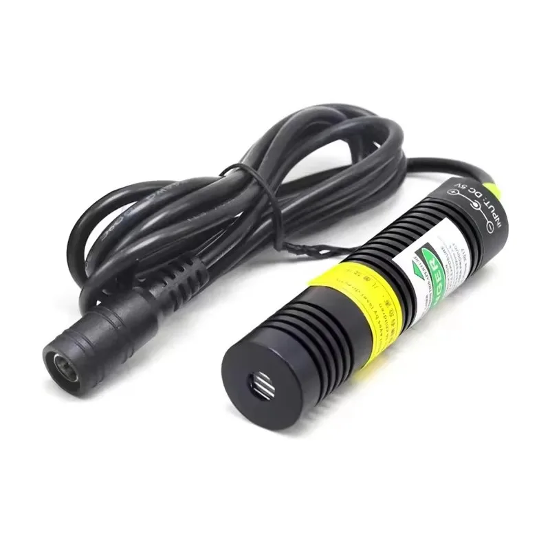 Industrial 532nm 30mW 50mW 100mW Dot Line Cross Green Laser Module Woodworking CNC Positioning Alignment