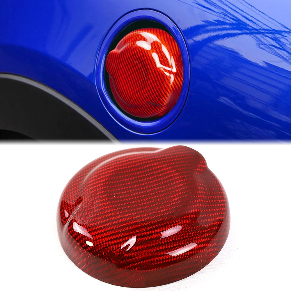 

Fuel warning cap for BMW MINI F55 F56 Cabrio F57 F-Series Shell fuel cap Red (carbon fibre) Fuel cap trim Exterior parts