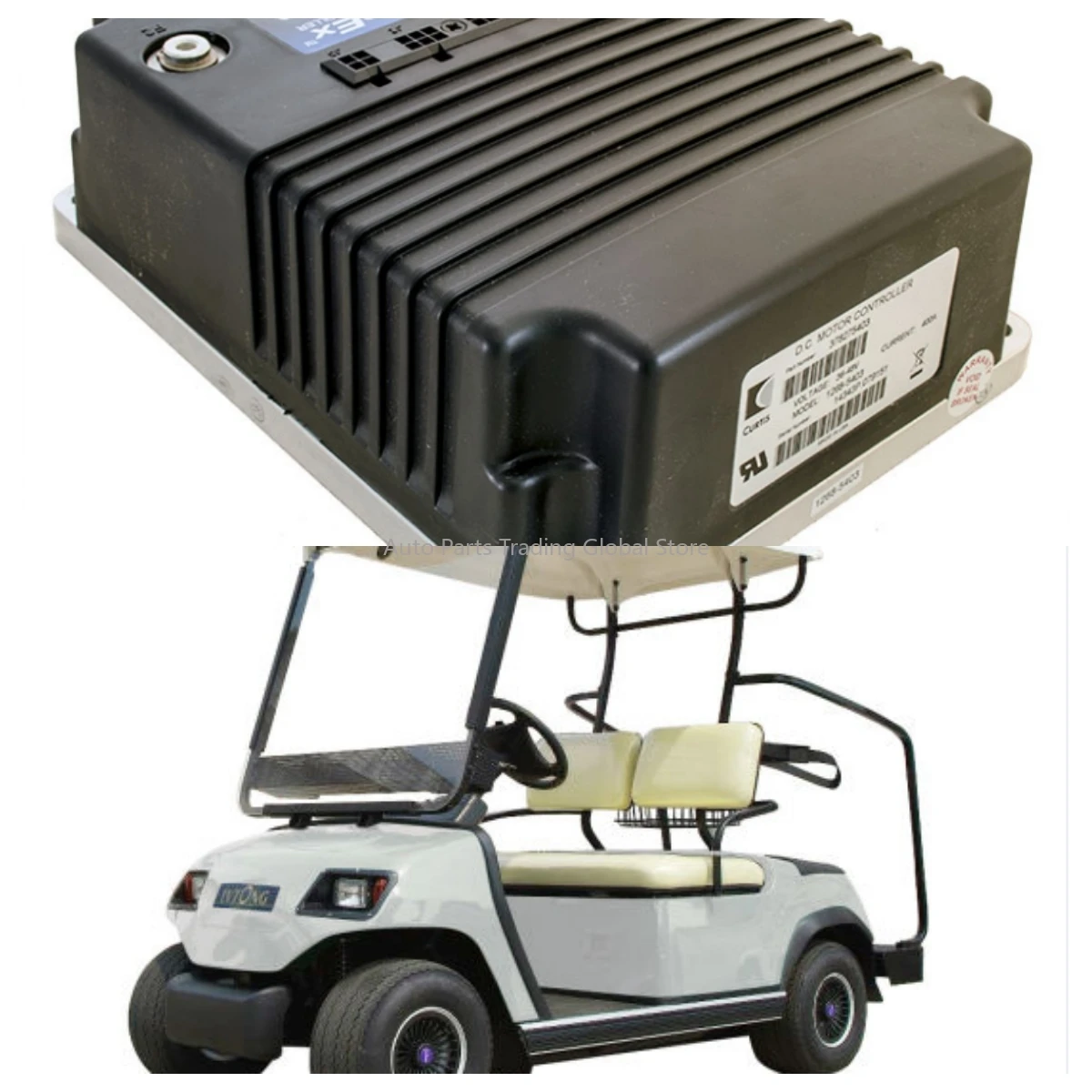 

Original CURTIS 36v-48v 400a Scooter Golf Cart Electric Motorcycle Brushed Dc Motor Controller 1268-5403 Work With RJSQ 001