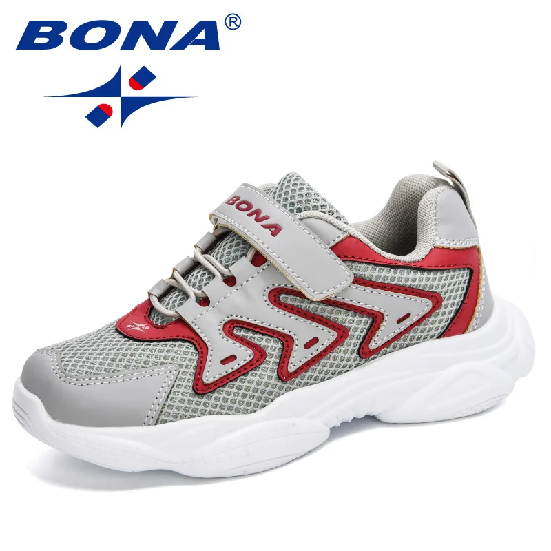 

BONA 2022 New Designers Trendy Boys Sneakers Outdoor Girls Sport Shoes Child Leisure Trainers Casual Kids Running Shoes Comfy