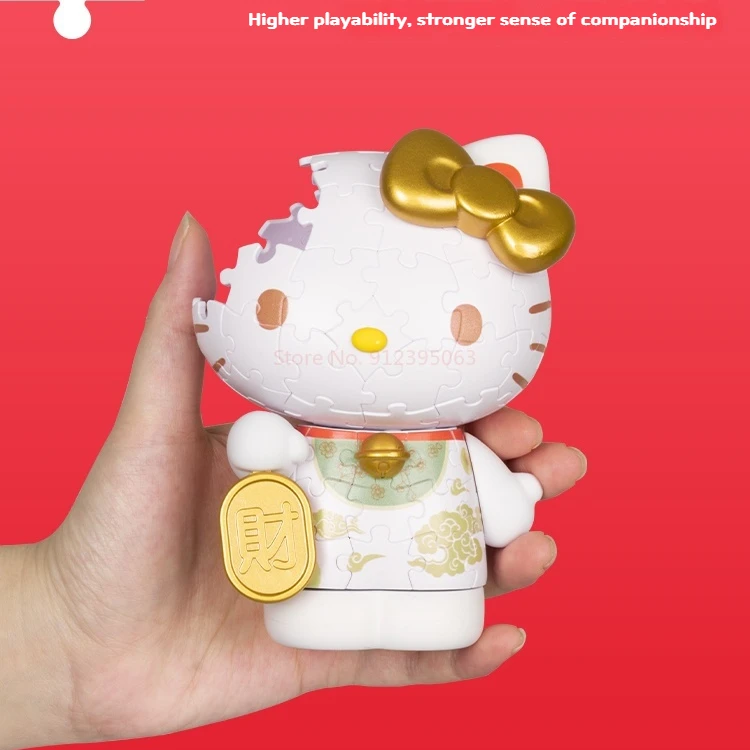 3D-JP Sanrio Hello Kitty Series 3d Puzzle Toys 50th Anniversary  Sakura Hellokitty Jigsaw Toys Anime Action Figure Gift For Girl