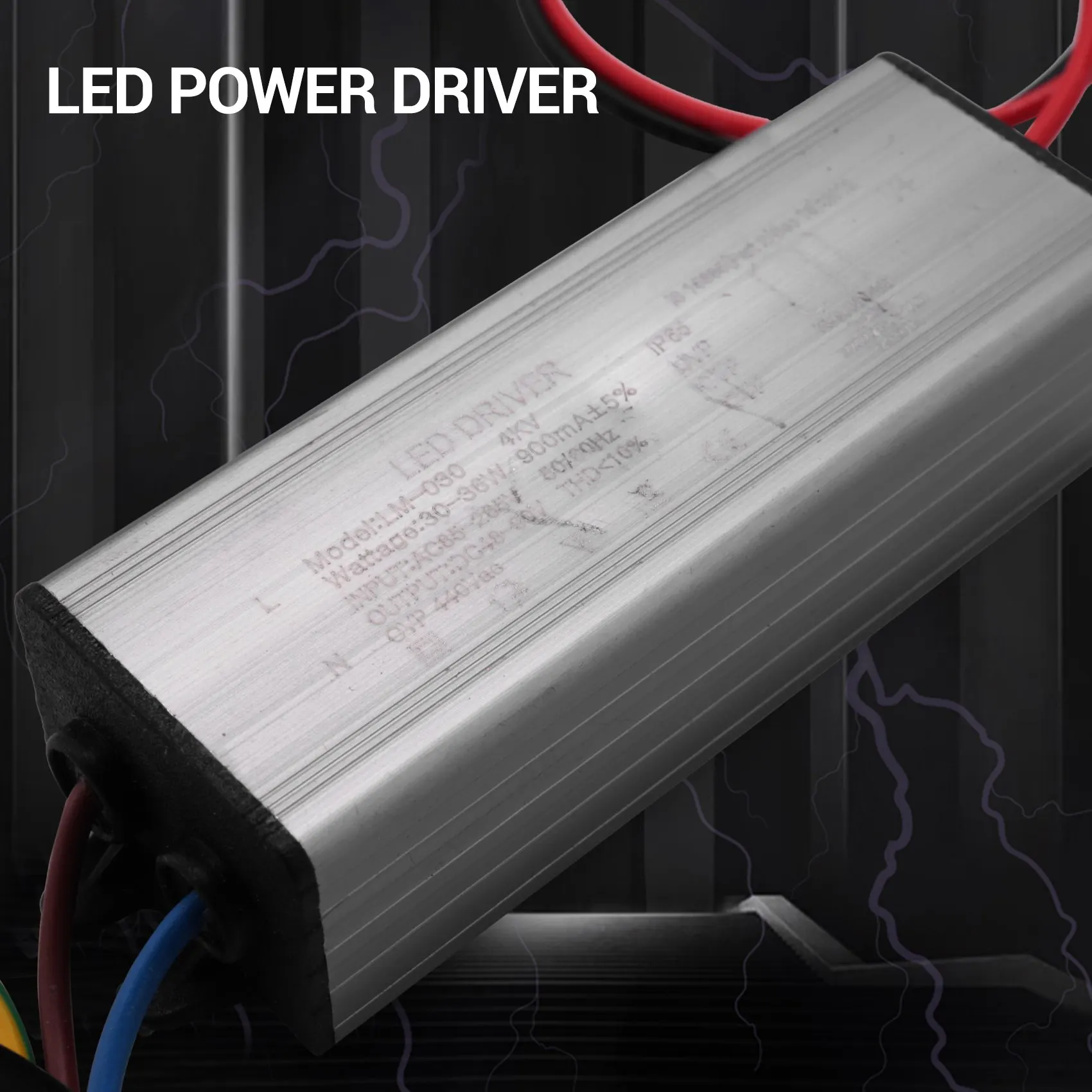 30W LED Driver Constant Current Driver Power Supply Transformer Waterproof