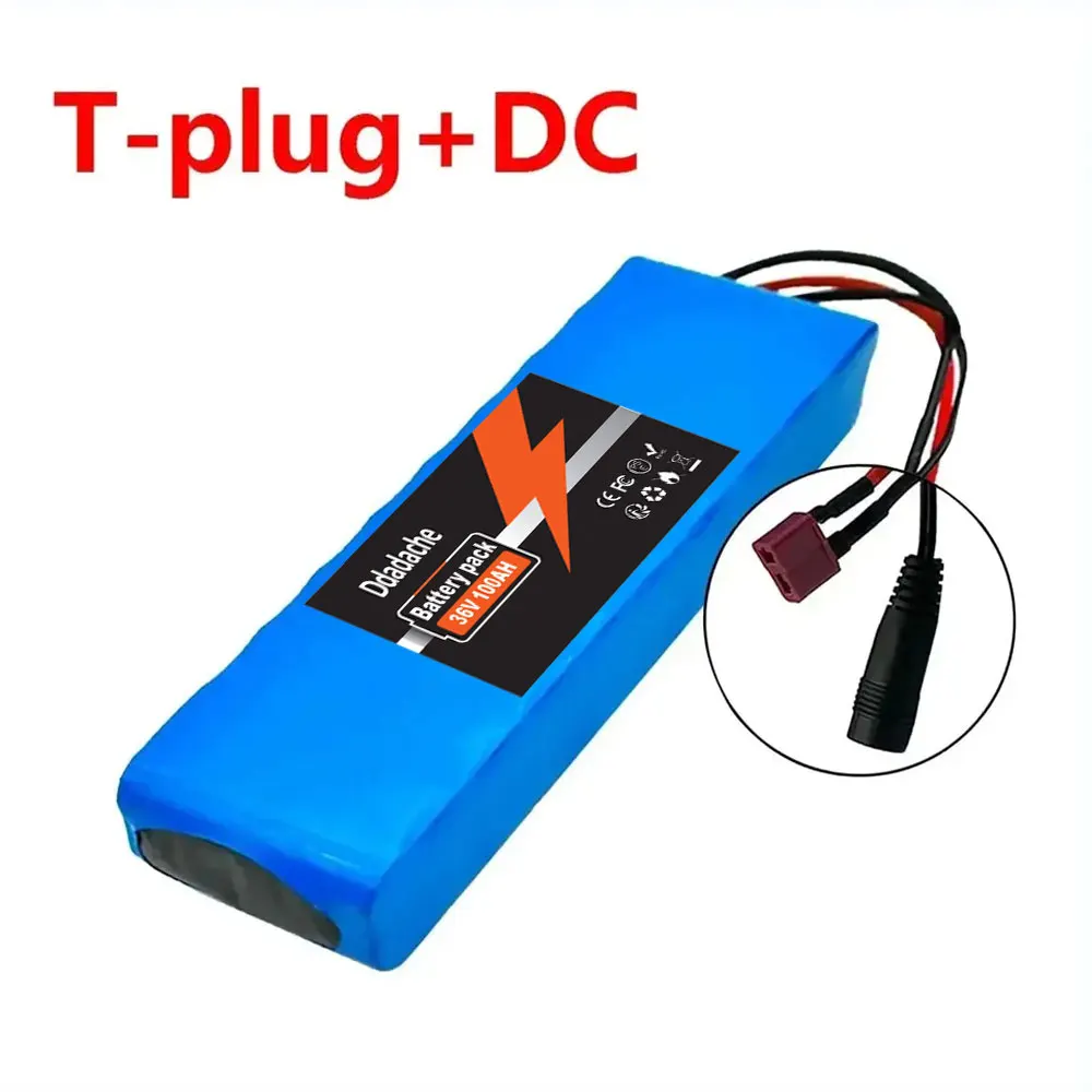 36V 100Ah Lithium-Ionen-Akku für Elektroroller, 3600Wh Hochleistungs-Ersatzakku für kompatible Mobilitätsroller