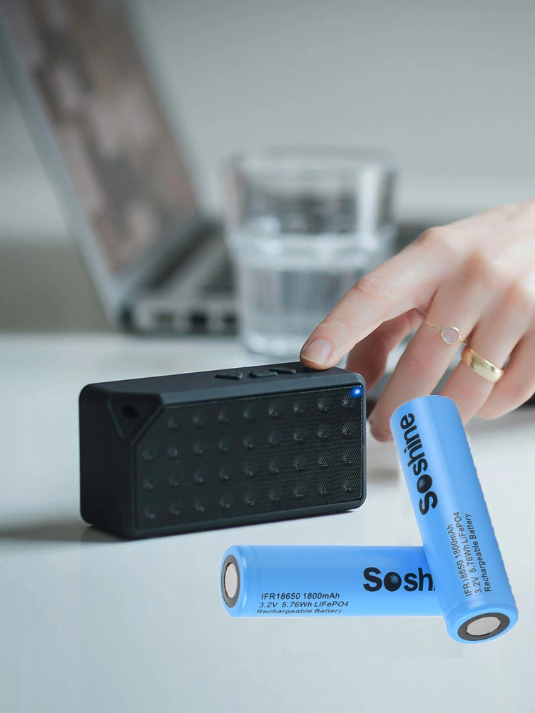 AliExpress Soshine 3.2V 18650 LiFePo4 Battery 3.2V 1800mAh Rechargeable Battery High Quality 18650 1800mAh Batteries for Charge 2000 Cycle
