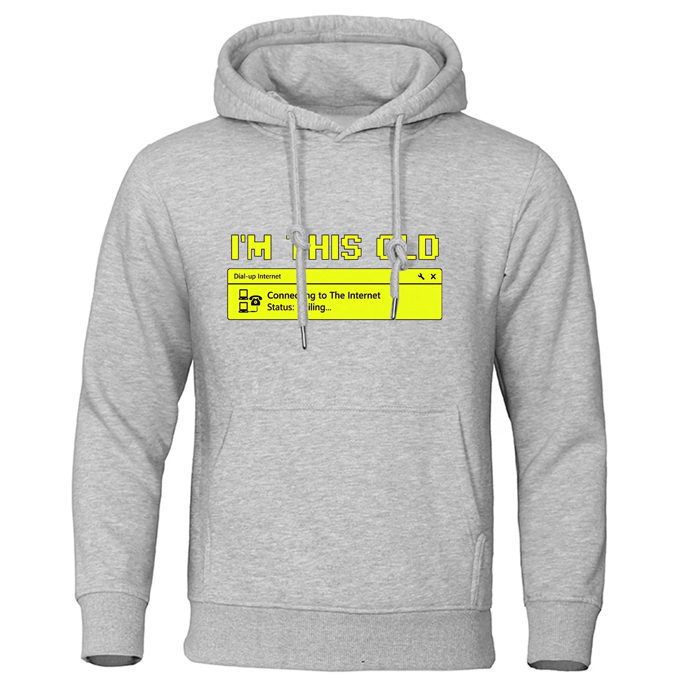 Computer 90s Programmer PC Nerd Geek  Men's New Hoodies Long Sleeve Sweatshirt Zipper Design Hooded Sweatshirt for Men Jacket