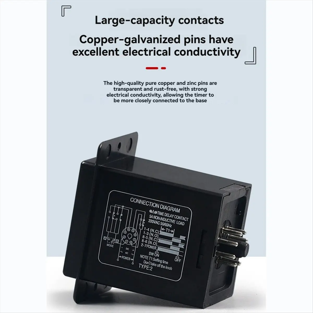 HowAA87 ASY-3D Delay Timer Time Relay 8PIN AC220V Digits Display Programmable Timer Delay Relay Timer 999S