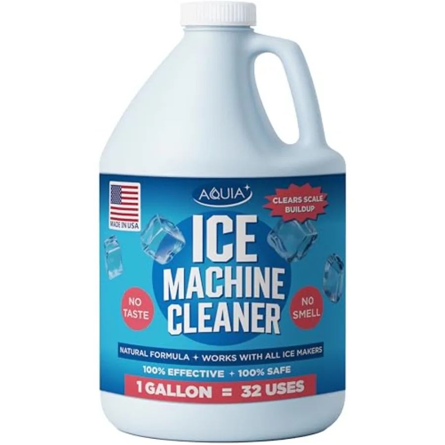 

Ice Machine Cleaner and Descaler Gallon for Countertop Icemakers 100 Active Solution in Opal Color Compatible with Scotsman Man