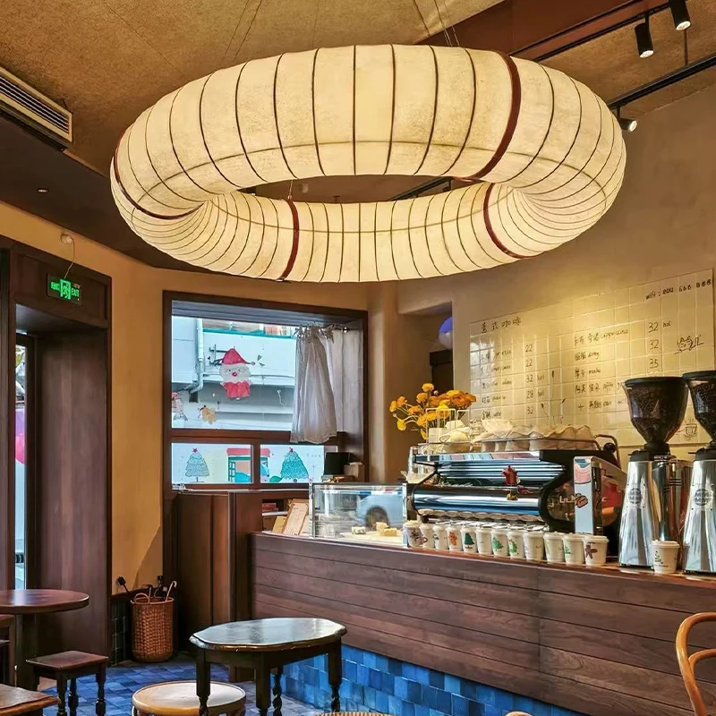 

Nordic Wabi Sabi Led Pendant Lights Living Room Bedroom Loft Lustre Restaurant Chandelier Decoration Home Hanging Lamps Fixtures