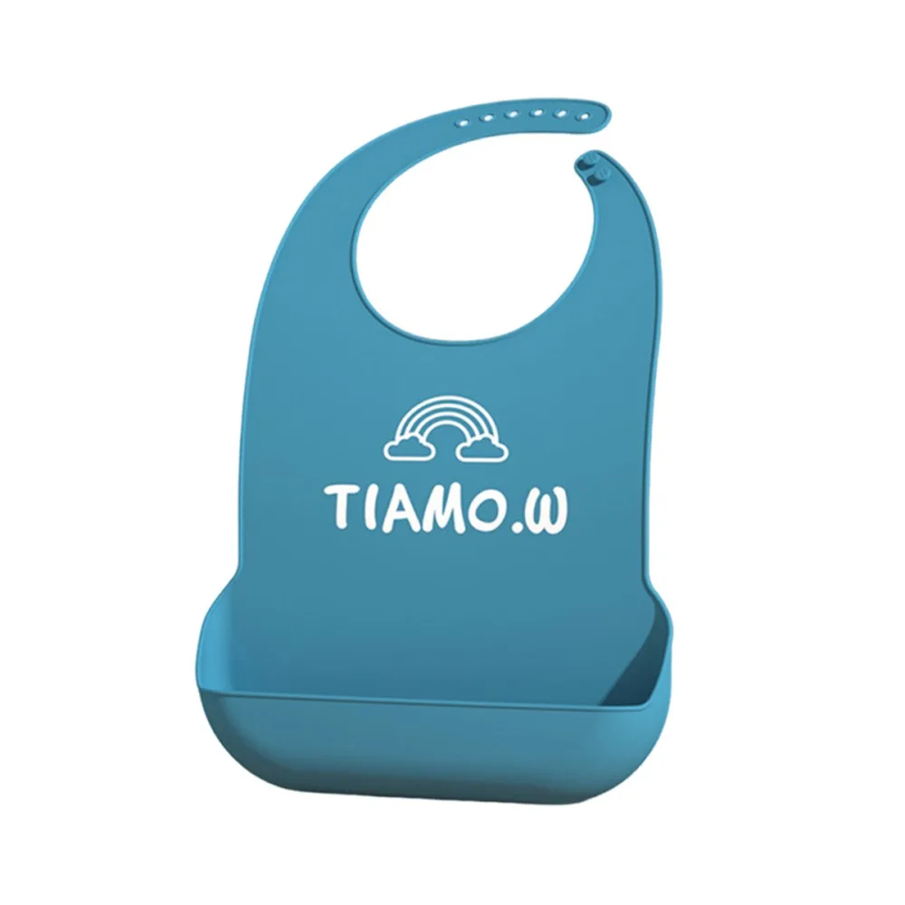 

New Anti-oil Adult Silicone Bib Washable Waterproof Adults Patients Feeding Clothing Protector Eating Protector for Elderly