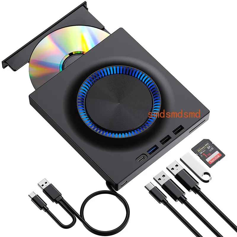 

USB External Blu-ray/DVD Burner Portable for Desktop/Laptop USB3.0 Expansion Card Design Compatible with Windows/Mac
