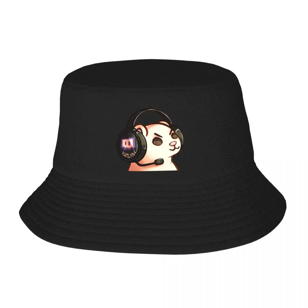 Gamer Ferret Bucket Hat custom Hat Hat Beach Golf Man Sunscreen Woman Hats Men's