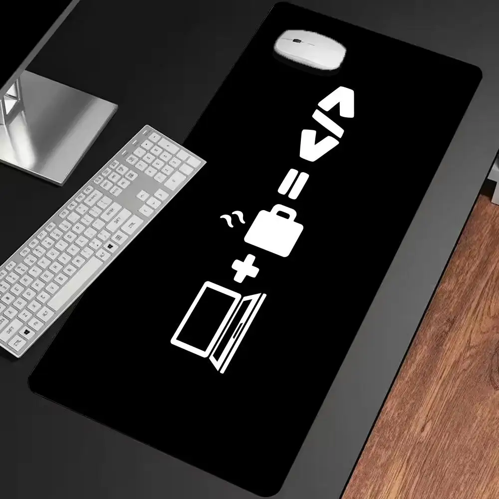 

Code & Coffee Mouse Pad Multi-Size non-slip Gaming mouse pad Gamer E-Sports Mouse Mat Game Mechanical Keyboard XXL Desk Mat