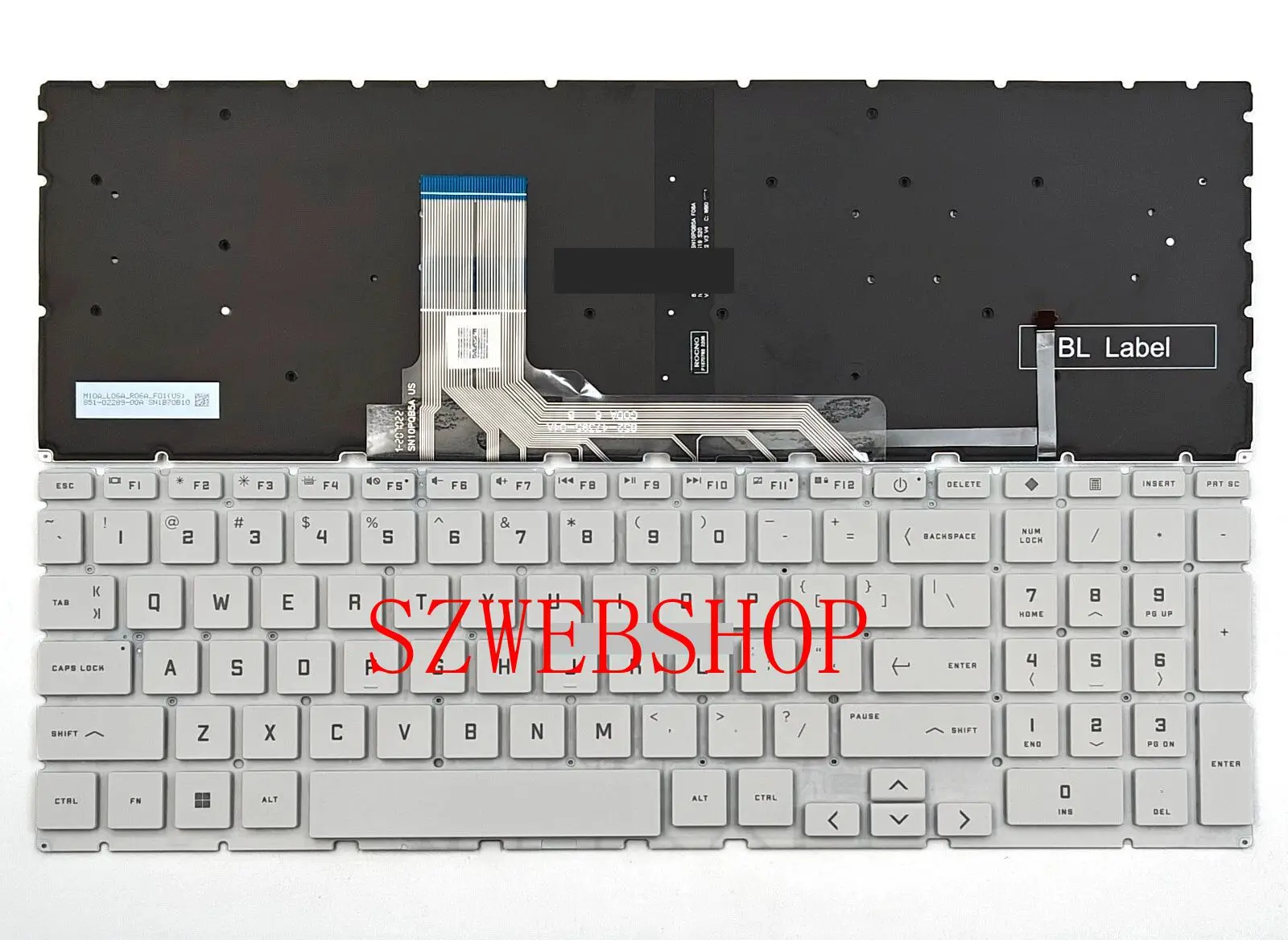 New Laptop For HP Victus 16-D 16-D0013DX 16-D0010CA 16-D0023DX TPN-Q263 US Keyboard Backlit