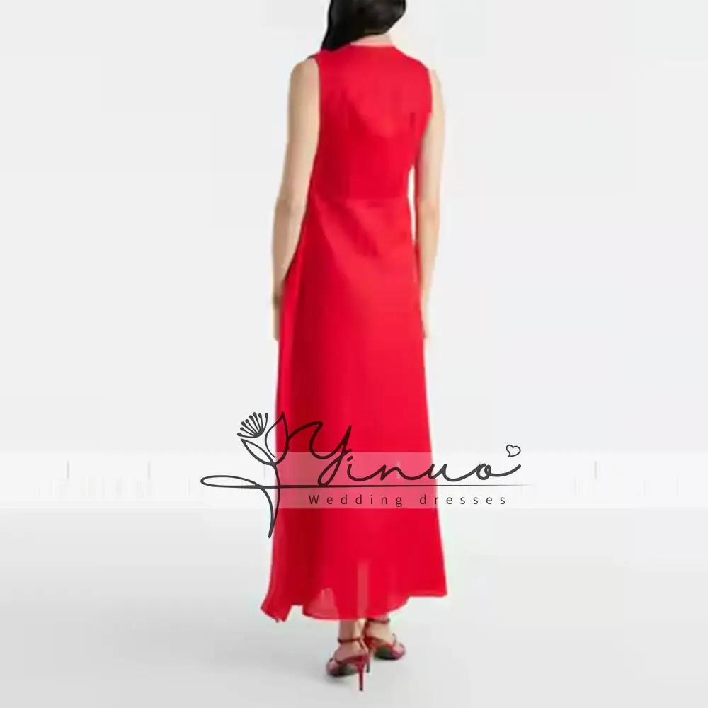 Customized Women's Evening Gown V Neck Prom Dress Sheath Floor Length Flowers Beading Long Formal Wedding Party Dress