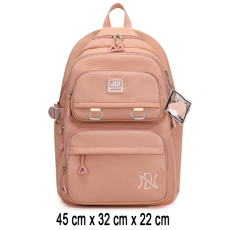 Mädchen-Schulrucksack, Rucksack für Teenager, Frauen, Kinder, weiblich, rosa, Schultasche für Grundschule, weiterführende Schule, Teenager, Kinder