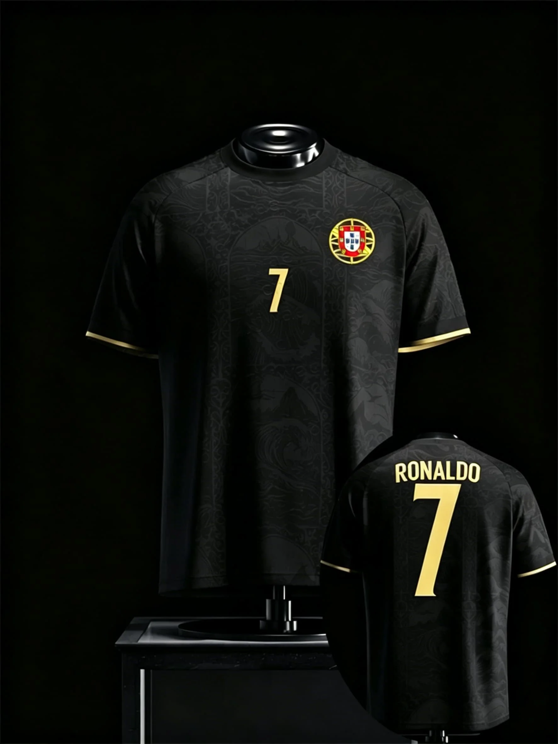 Portugal Ronaldo No 7 Football Jersey Men T Shirt Women Tee Boys Top Children Parent Child Quick dry short sleeves kids Tshirt