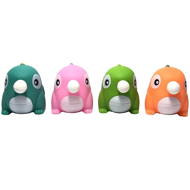 Brinquedo de bolha de cuspe macio bonito bola de dinossauro macio pegajoso squishi alívio do estresse brinquedo engraçado presente espremer bola sensorial brinquedo fidget