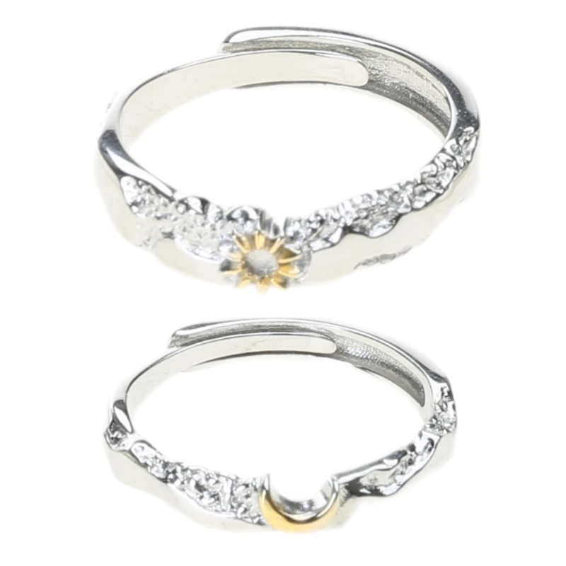 stuks verstelbare open ringen bijpassende paar ringen stapelbare vriendschapsringen