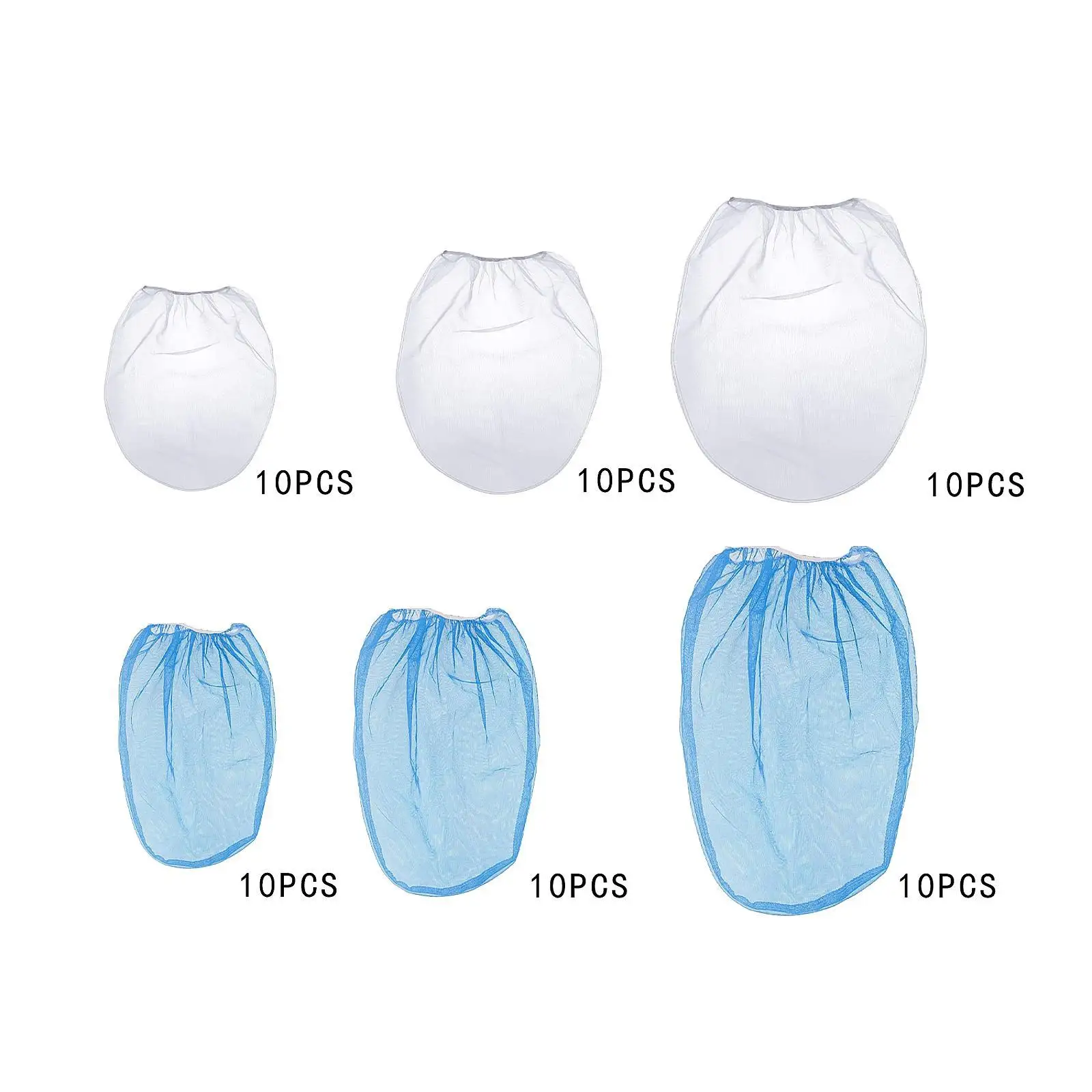 10Pcs Paint Strainer Bags Reusable Lightweight Easy to Use Elastic Opening