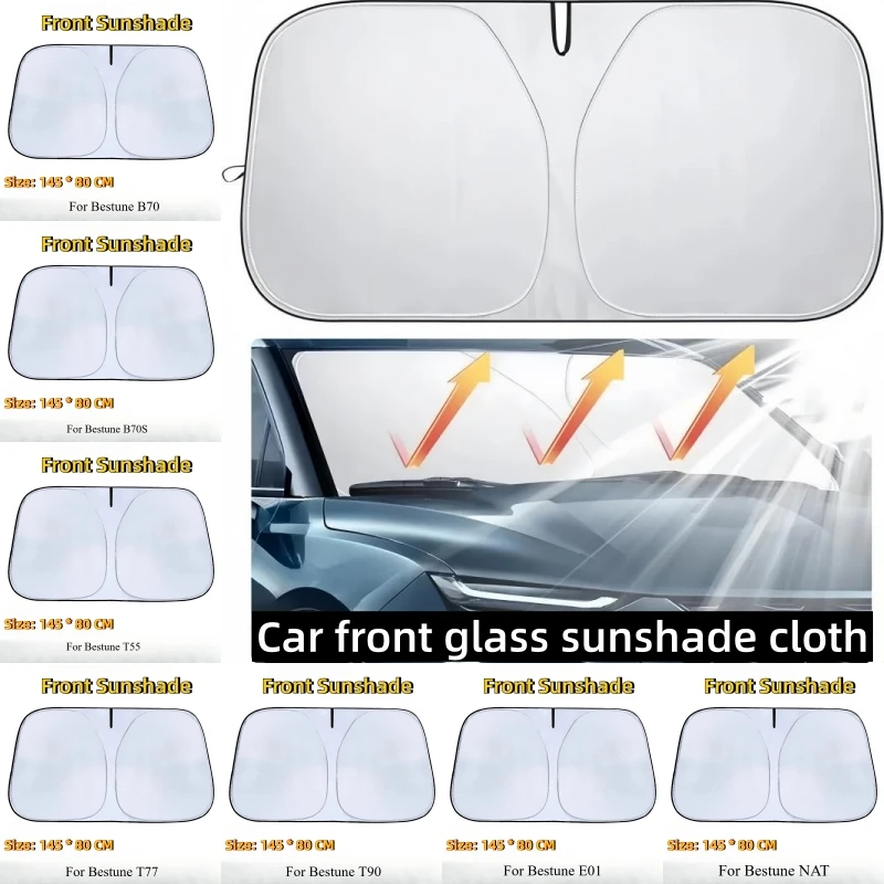 

Car Windshield Sunshades Sun Shade Covers Visors Front Window Sunscreen Protector Parasol For Bestune B70 T55 790 NAT E01 T90