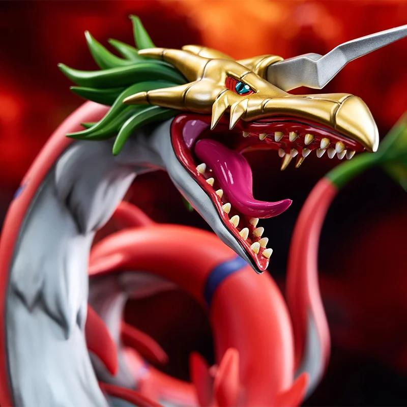 

New 17cm Digital Tyrannosaurus Baby Desktop Ornament Mega Seadramon Gk Handmade Doll Pocket Monsters Anime Model