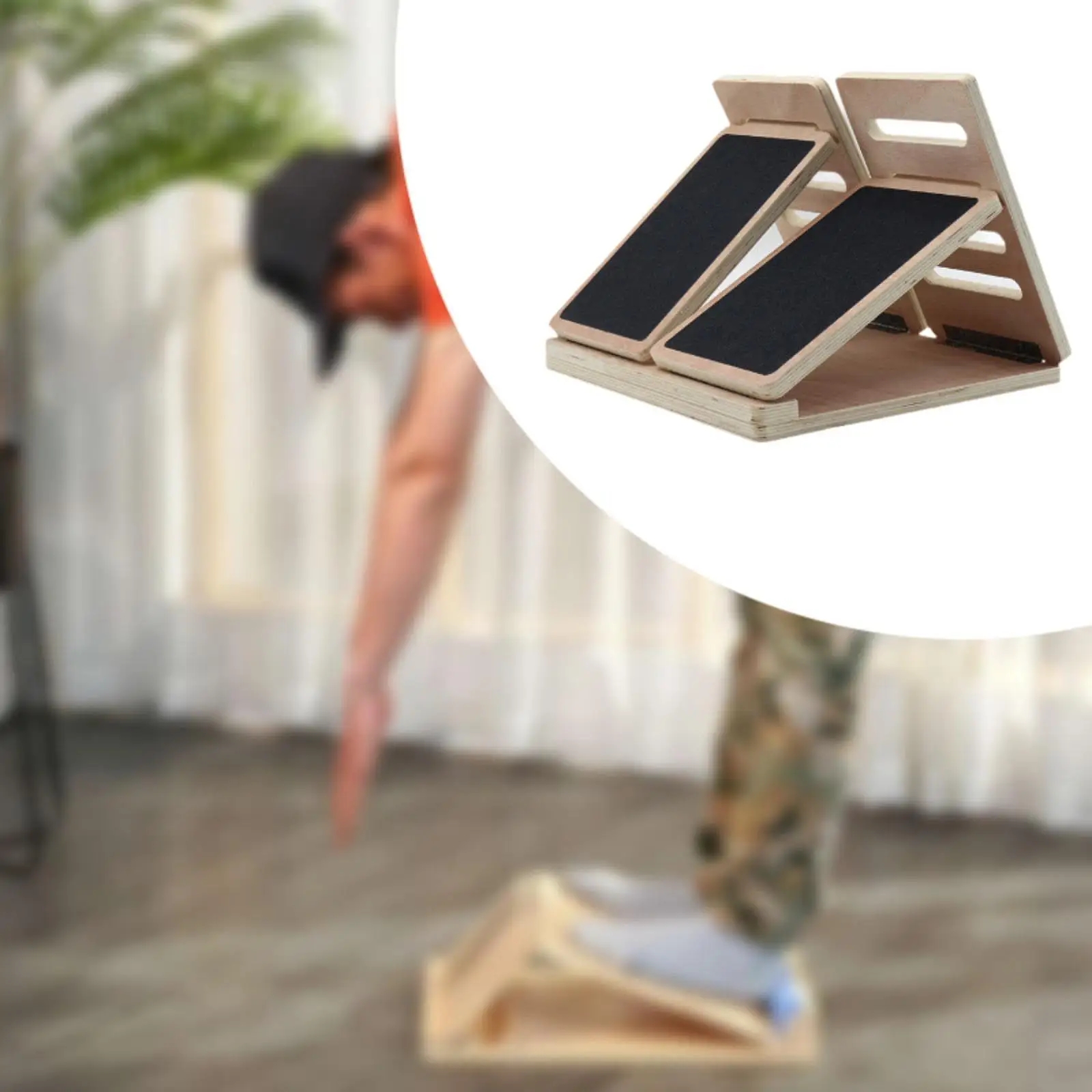 

Slant Board for Calf Stretching Leg Stretch 4 Angles Arm Stretching Exercise