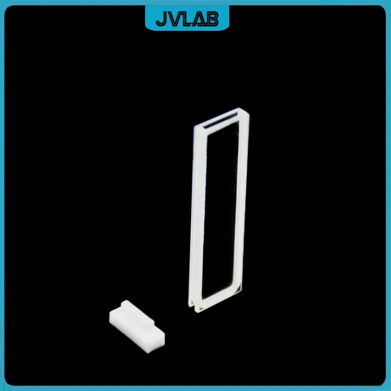 Glass Cuvette (Liquid Sample Cell) 0.4ml Light Path 1mm Absorption Cells For Spectrophotometer Frit Sintering Technology 2 / PK