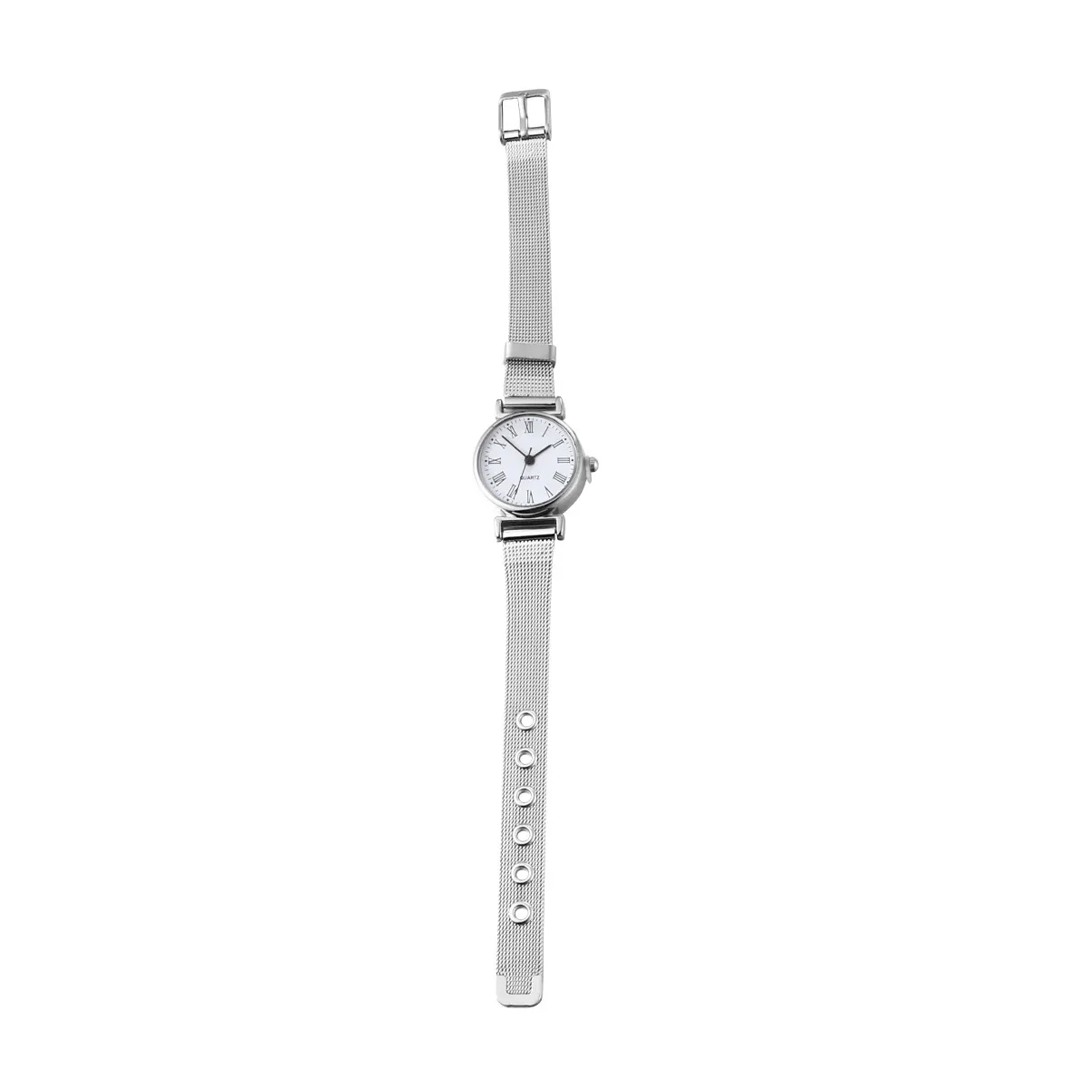 Stainless Steel Wrist Watch Elegant Lady Watch For Teen Vintage Band Alloy Quartz Movement Gift Women Fashionable