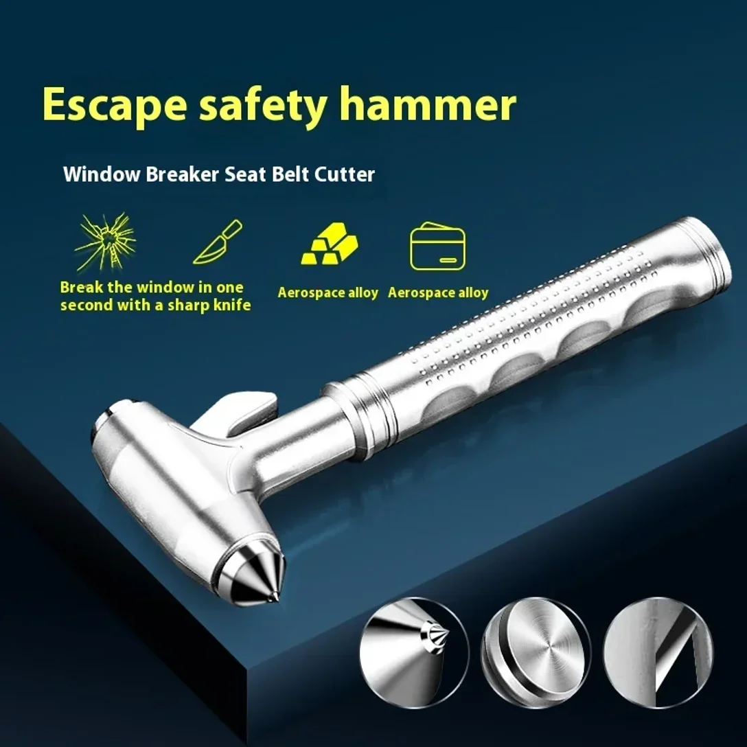 

Car Window Breaking Safety Hammer Glass Survival Rescue Tools Car Interior Accessories Life-Saving Auto Emergency Escape Hammer