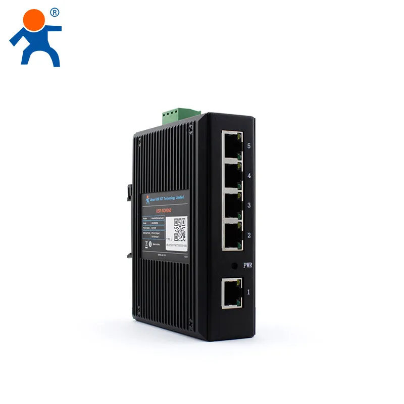 Commutateur Ethernet industriel de ports Ethernet de USR-SDR050-L 10/100M 5