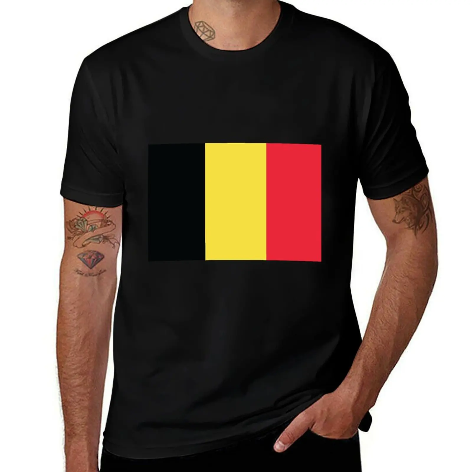 Belgium T-Shirt Breathable Basic Cotton T-Shirt