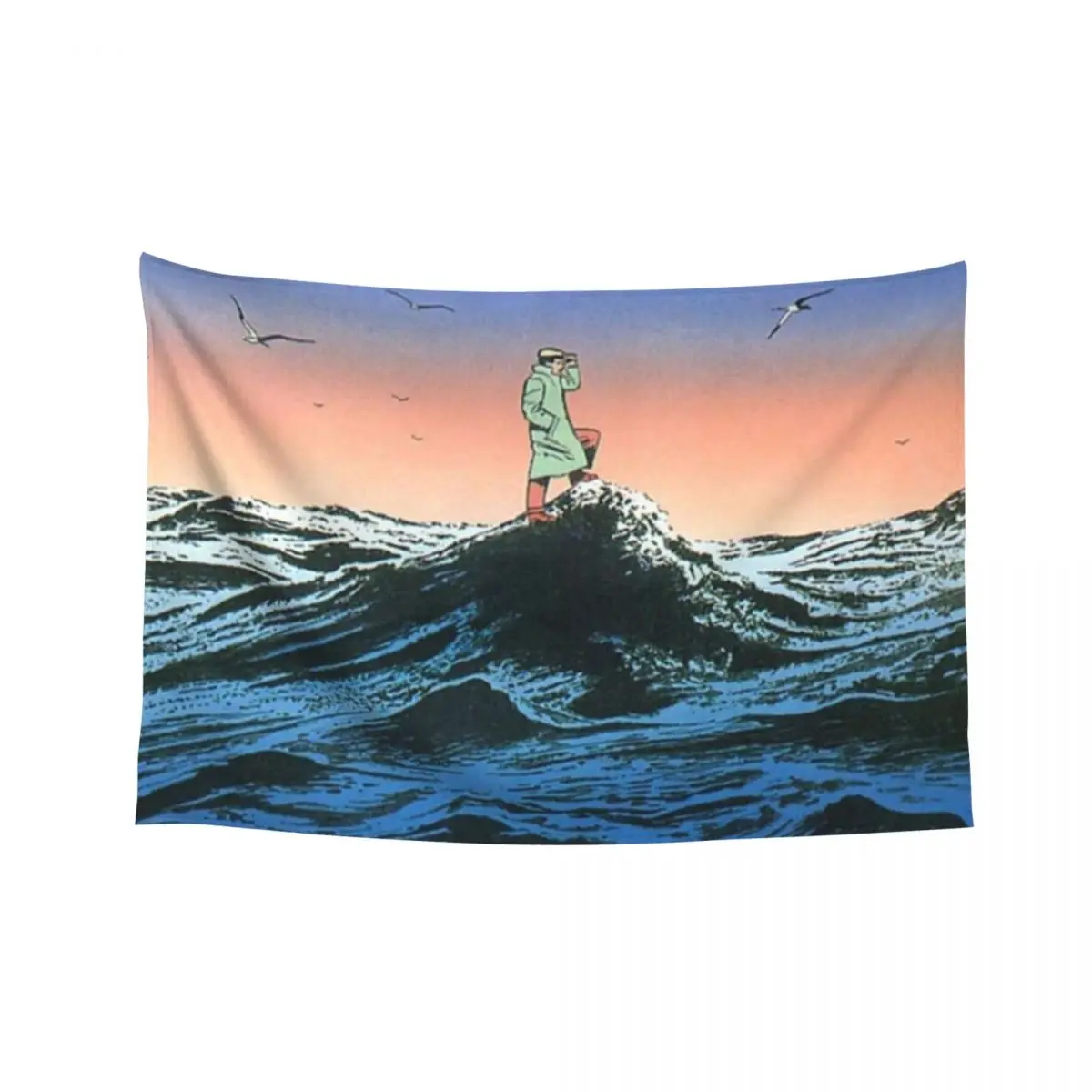 

guy billout sea Tapestry Wall Decoration Items Wall Hanging Room Decoration Accessories Tapestry