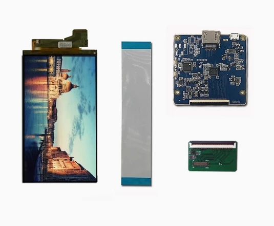 مجموعة من طابعة LS055D1SX05G ثلاثية الأبعاد مع شاشة LCD 5 بوصة 2160 * 3840 عالية الوضوح 4K ولوحة للقيادة #2