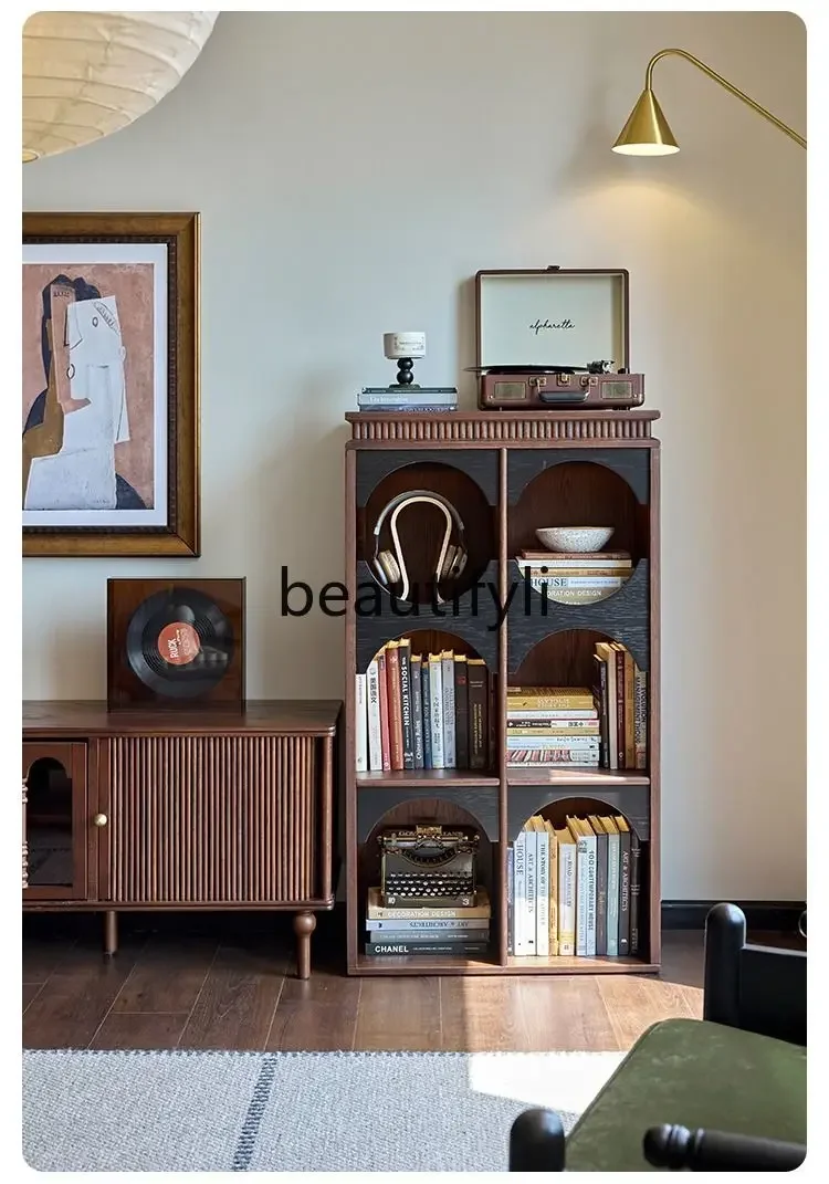 

New arrive Solid wood display cabinet Entrance cabinet Display cabinet Living room shelf