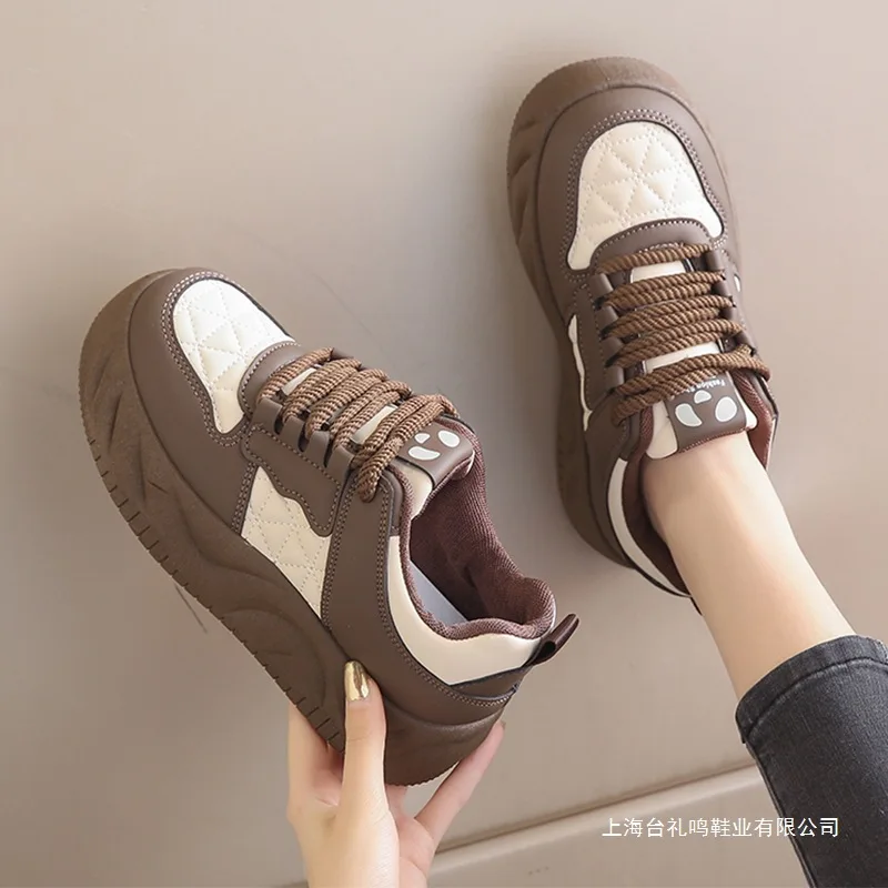 

Board shoes women's 2025 new autumn popular fashion casual thick soled shoes sports soft soled women's shoes