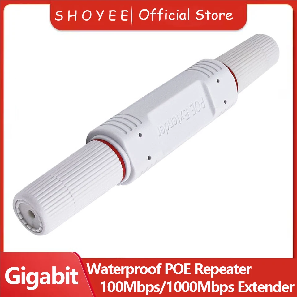 New POE Extender/Repeater Outdoor Waterproof 200meters Extension POE injector Adapter IEEE802.3at/af
