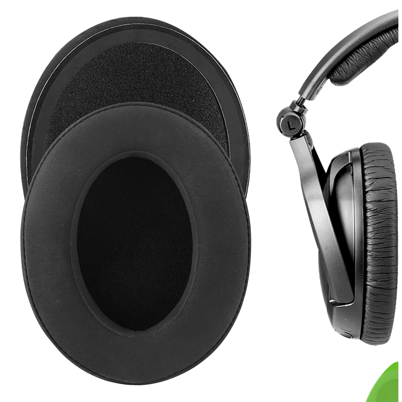 

Geekria Earpads for Sennheiser HD380 HD380 Pro PXC350 PC350 PC350 SE Replacement Headphone Comfort Velour Ear Pads Cover Cushion