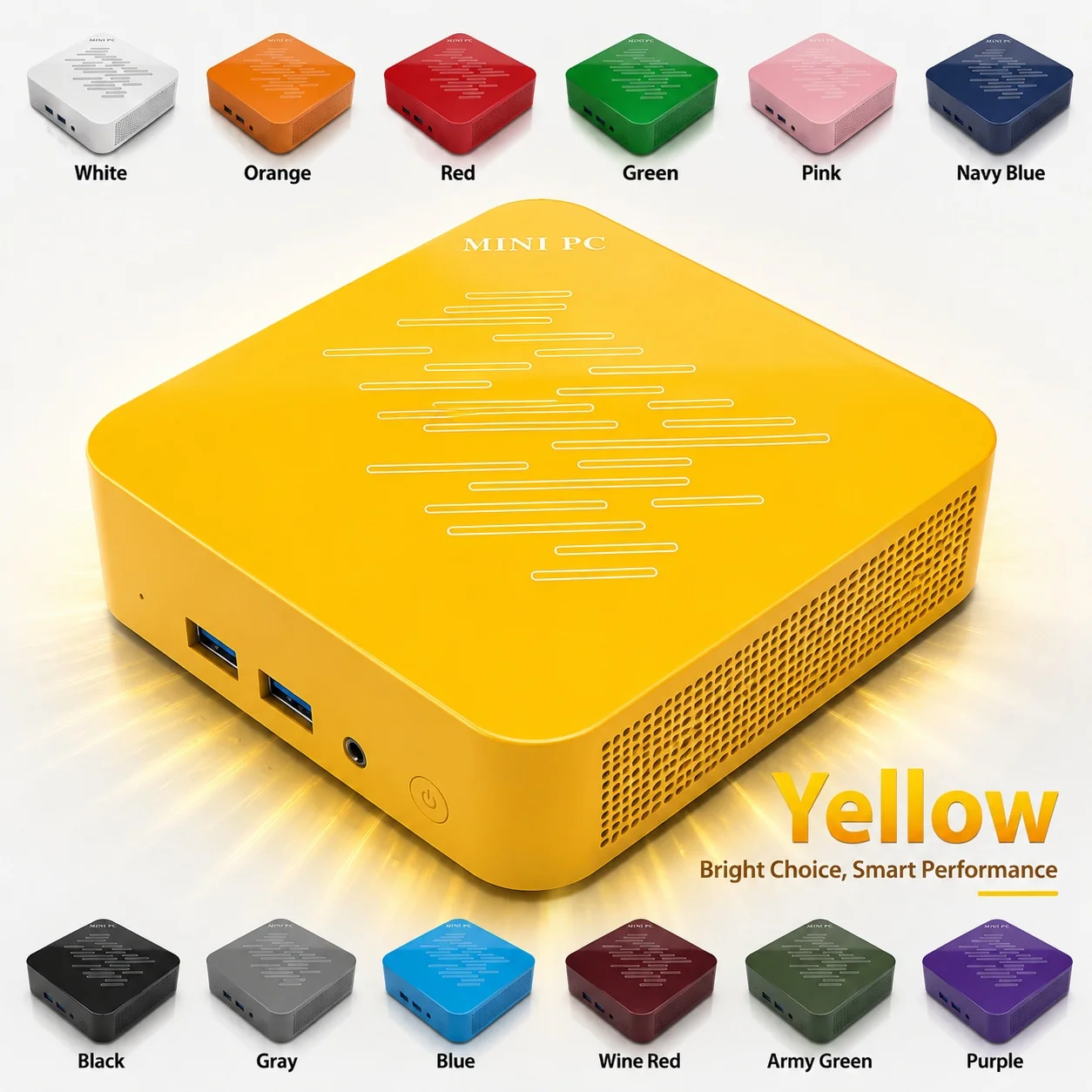 2026 Intel Core I9 10980HK Optimal Mini PC 16GB RAM 1TB SSD Windows 11 4K Pure Gaming PC Commercial Use WIFI 6 BT5.2