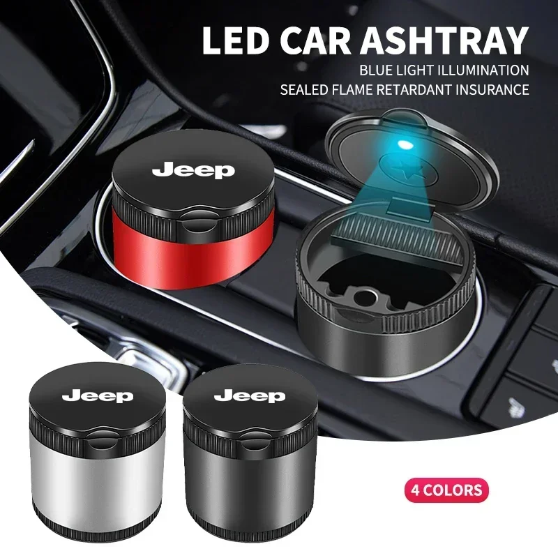 Car Ashtray With Le…