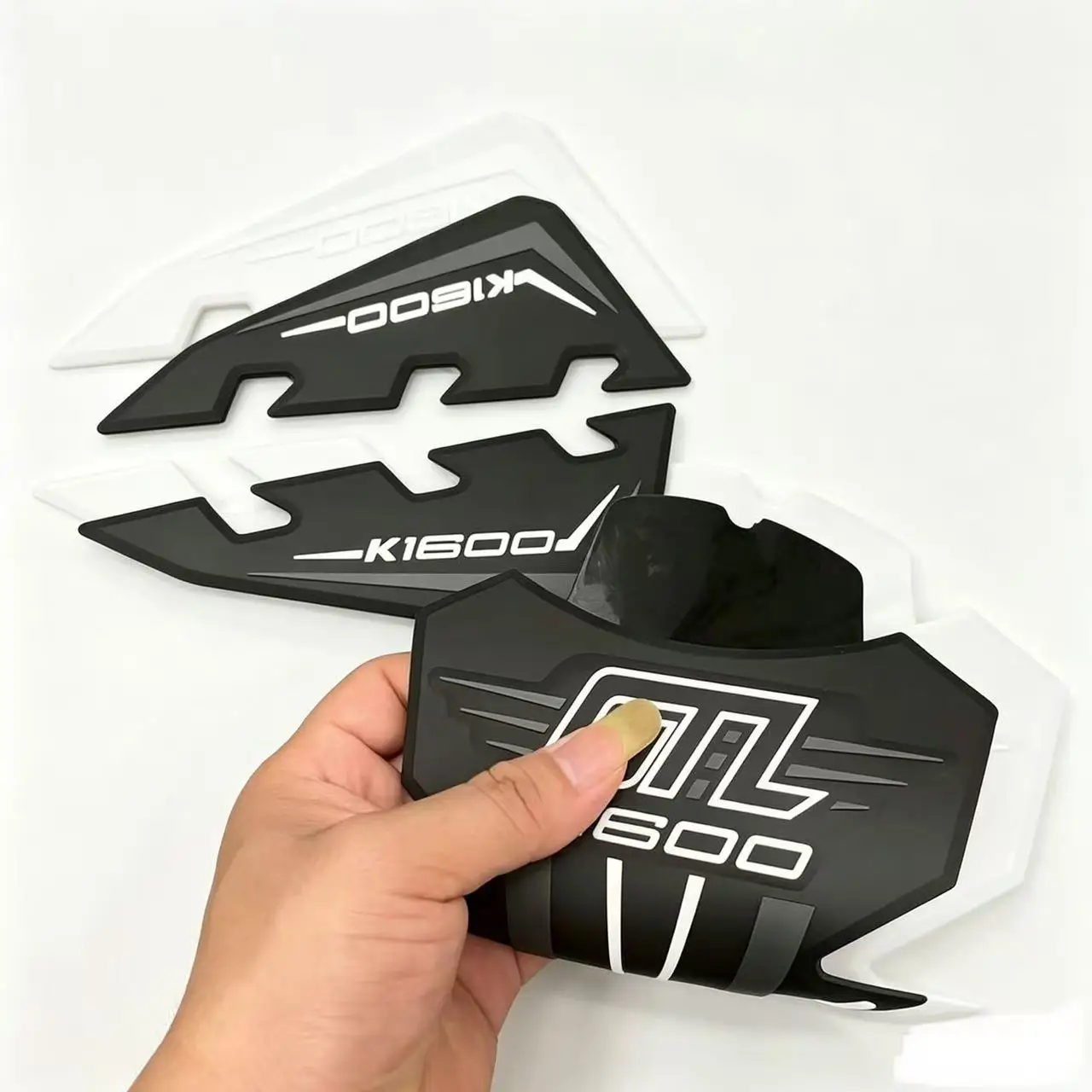 For New model BMW K1600 GTL Grand America K1600 Motorcycle Non-slip Side Fuel Tank Stickers Waterproof Pad Rubber Sticker