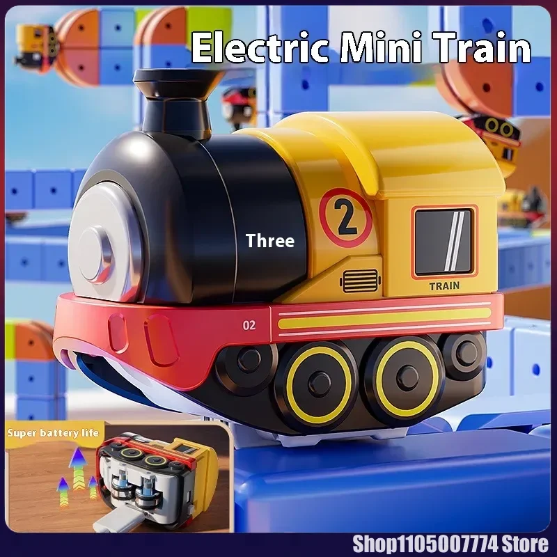 Coche magnético STEM Racing Car Rail Track Set 2025 - Tren motorizado Montessori y laberinto por gravedad, juguete, regalo educativo para niños