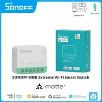 1-10pcs SONOFF MINIR4M Matter Extreme Wi-Fi Smart Switch Relay Breaker Module Smart Home Automation Via Alexa Google Smartthings