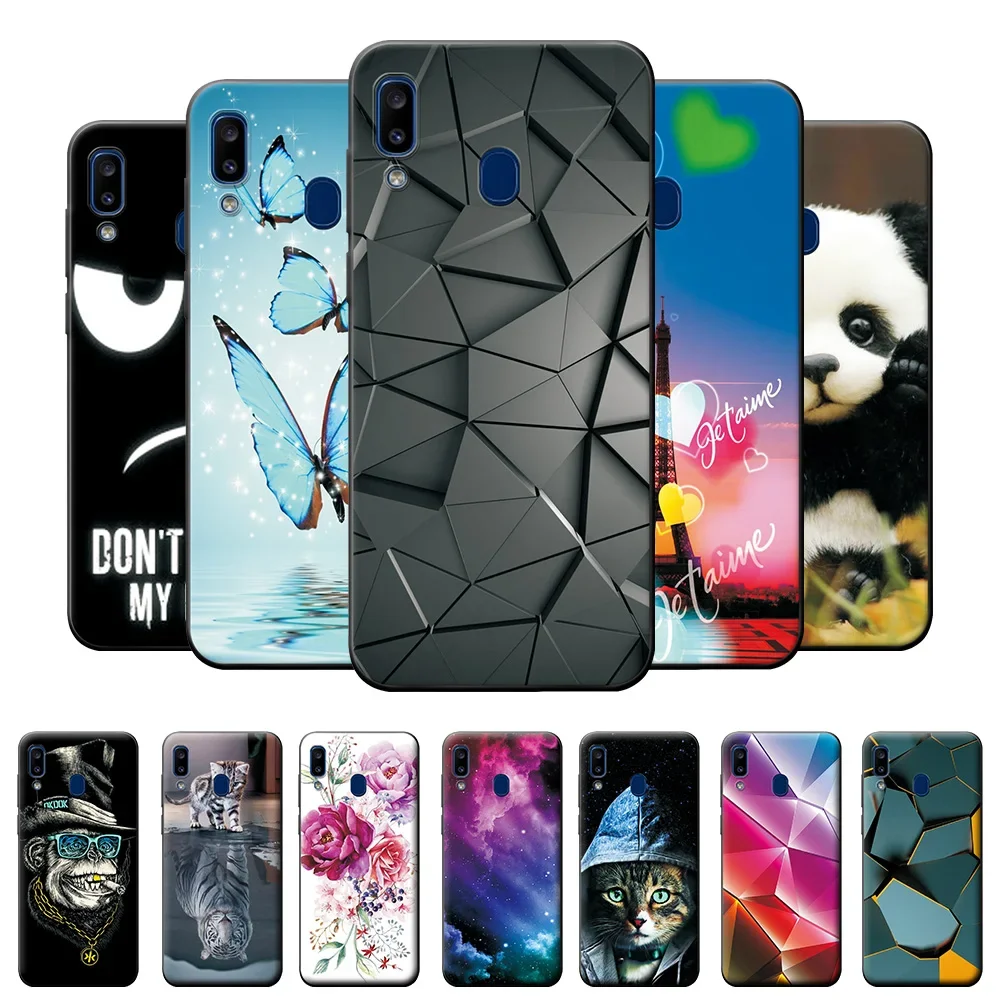 For Samsung A30 Case Silicone Case For Samsung Galaxy A30 Soft TPU Phone Cases For Samsung A30 A 30 Protective Back Cover Bumper