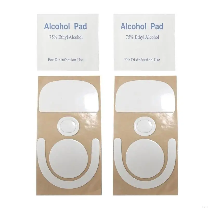 

2Set Replacement Mouse Skates Mouse Feet Stickers Pad Glides Curved Edges for GProX Superlight2 Mouse
