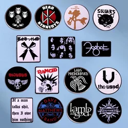 New Rock Band Pin Punk Music Album Badge Backpack Pin Women's Brooch Fashion Lapel Pin Jewelry Gift Accessories For Friends