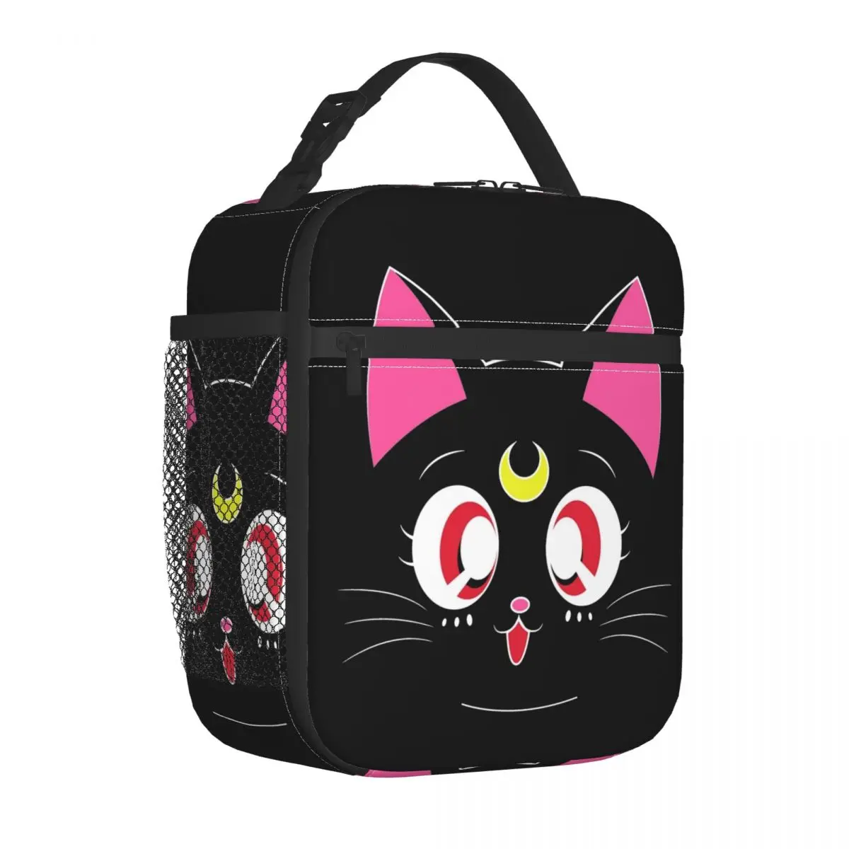 Anime Sailors Moons Insulated Lunch Bags High Capacity Meal Container Thermal Bag Tote Lunch Box Office Picnic Food Storage Bags