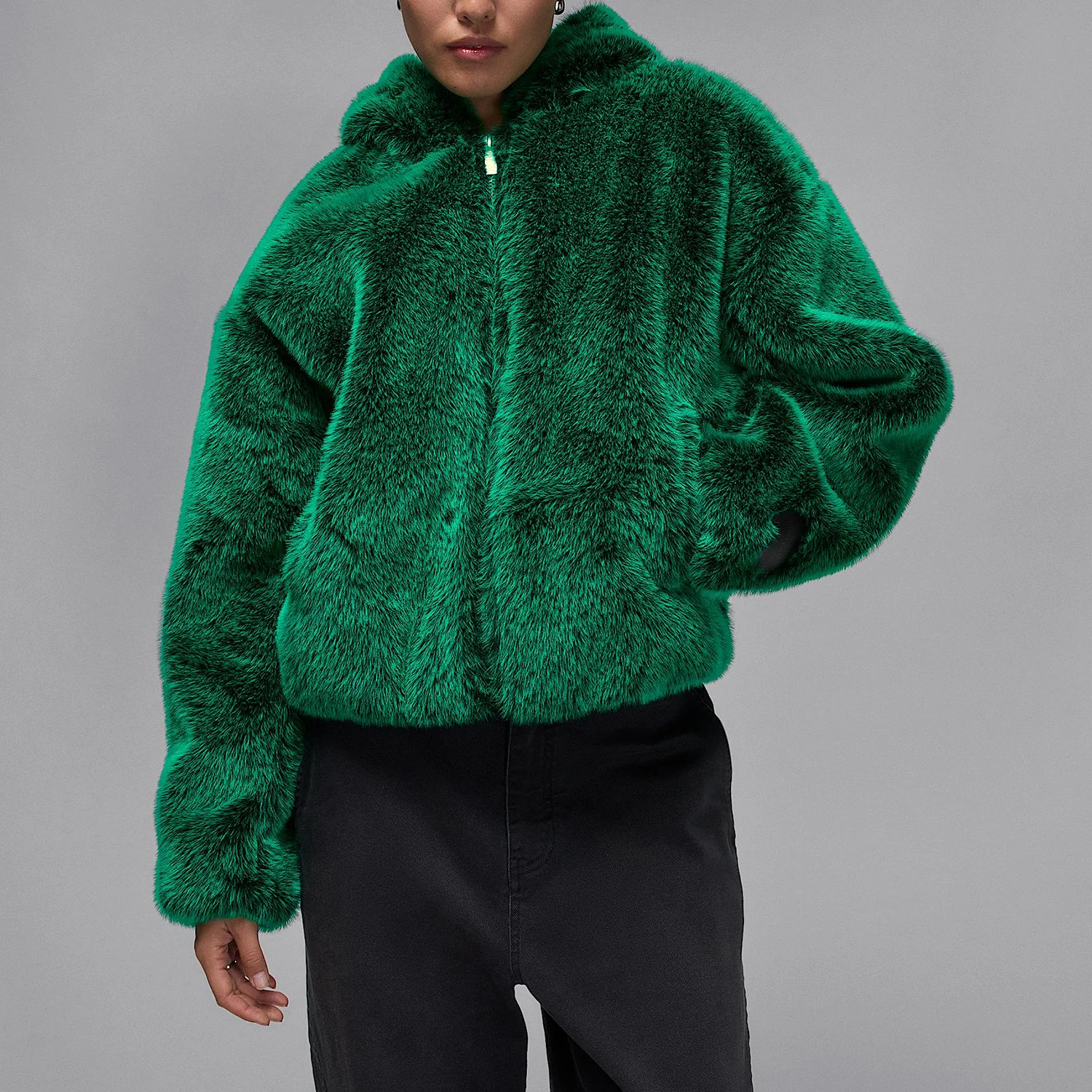 

Женская модная свободная куртка из искусственного меха Nike Jordan HV0294-365