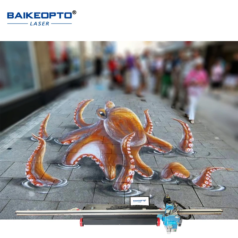 BK-UP32 Large Format AI Inkjet ground Printer - High Precision Digital Mural & Graffiti Printing Machine